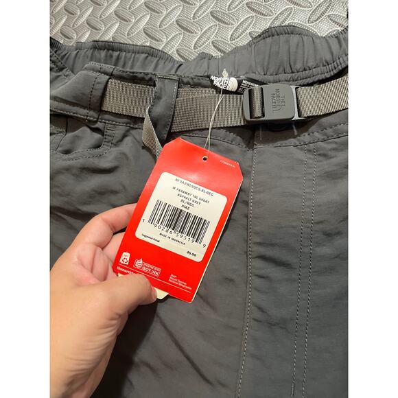 The North Face Paramount Trail Shorts Mens XL Gray Hiking Outdoor Cargo Nylon - Picture 3 of 8